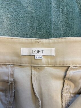 LOFT Light Tan Ankle Pants